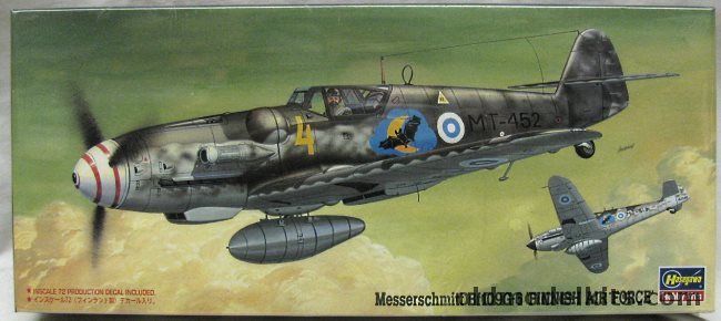 Hasegawa 1/72 Messerschmitt Bf-109 G-6 Finnish, AP107 plastic model kit